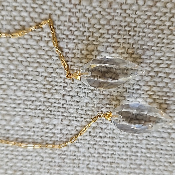 Swarovski Crystal Pearl & Crystal Drop Earrings - Picture 9 of 14